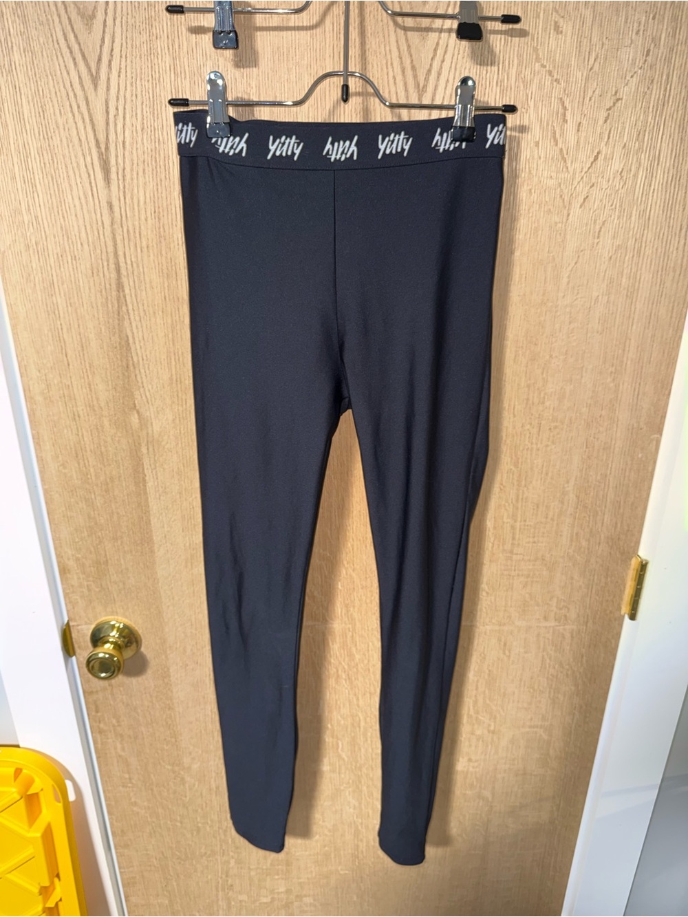 Fabletics YITTY Black Leggings with Branded Waistband small